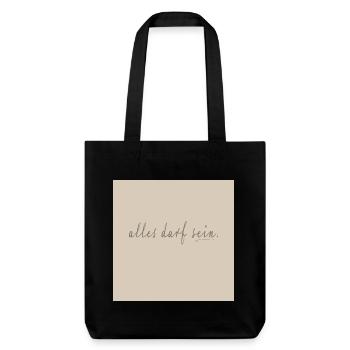 Tout peut être – Affiche à scénario réduit - Tote bag épais recyclé Stanley/Stella - noir - Devant