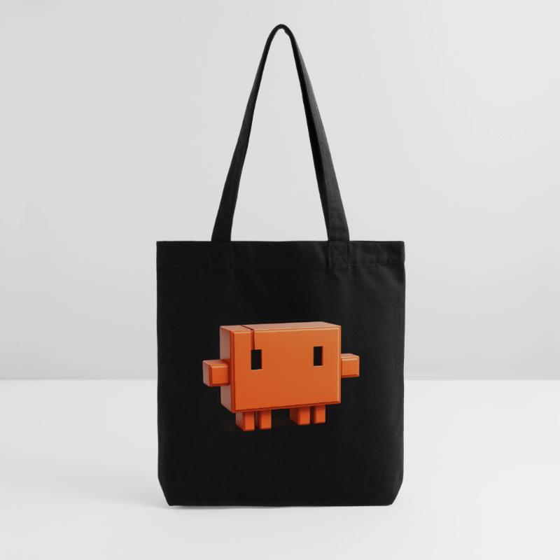 Claude Code Pixel 3D Mascot Cute Dev Sticker Tote bag épais recyclé Stanley/Stella