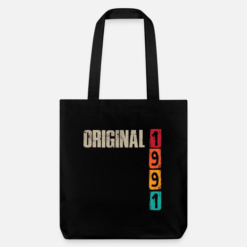 Millésime 1991 - Tote bag épais recyclé Stanley/Stella - noir