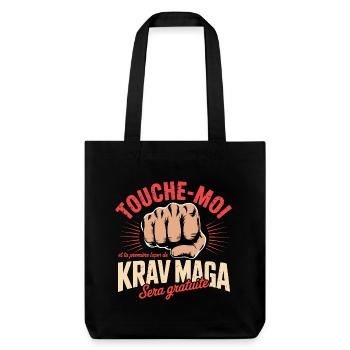 Bagarre Touche-Moi Kravmaga Art martiaux Sport - Tote bag épais recyclé Stanley/Stella - noir - Devant