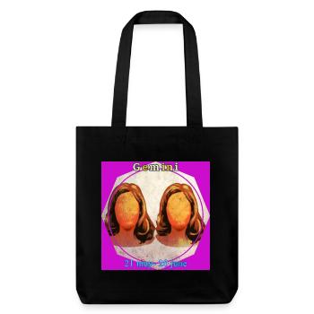 Jumeaux - Tote bag épais recyclé Stanley/Stella - noir - Devant