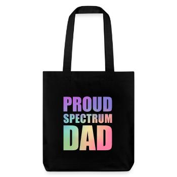 Papa fier du spectre - Tote bag épais recyclé Stanley/Stella - noir - Devant