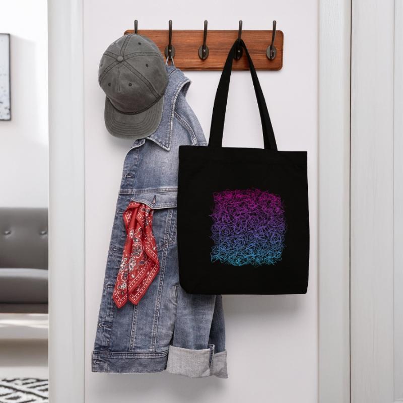 Pattern (scribble) Stanley/Stella Heavyweight Recycled Tote Bag