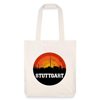 Stuttgart Skyline - Tote bag épais recyclé Stanley/Stella - blanc cassé - Devant
