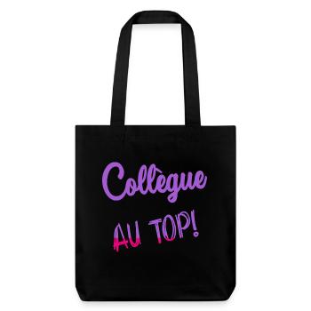 COLLEGUE - Tote bag épais recyclé Stanley/Stella - noir - Devant