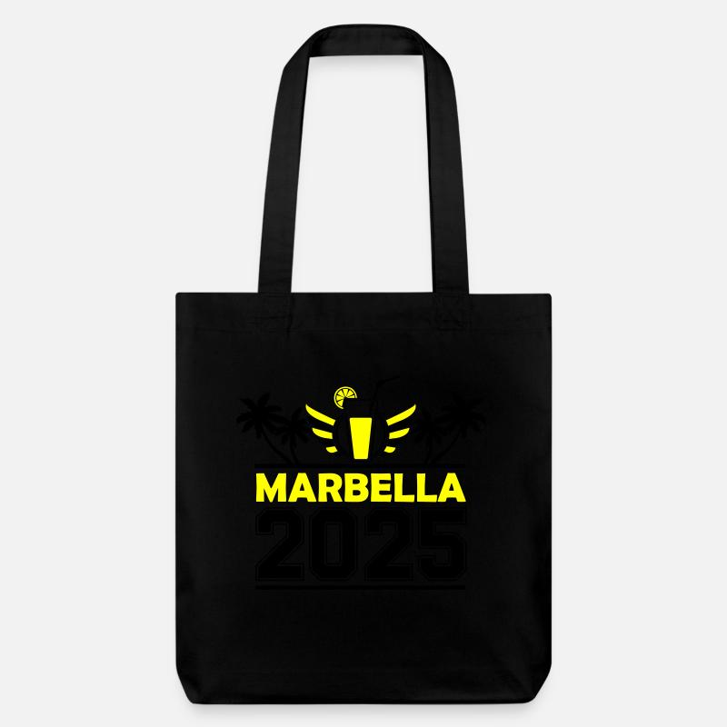 marbella 2025 - Stanley/Stella recycelter Heavyweight Stoffbeutel - Schwarz