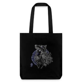 Vierge de bouclier - Tote bag épais recyclé Stanley/Stella - noir - Devant