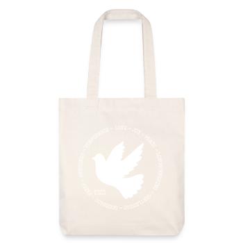 Fruit of the Spirit, Galatar 5,22-23,  - Tote bag épais recyclé Stanley/Stella - blanc cassé - Devant