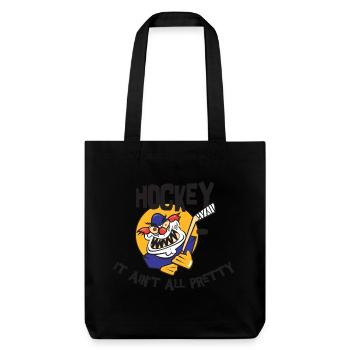Hockey It Ain't All Pretty - Stanley/Stella Heavyweight Recycled Tote Bag - black - Front