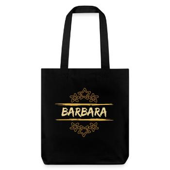 Barbara Barbara - Stanley/Stella recycelter Heavyweight Stoffbeutel - Schwarz - Vorne