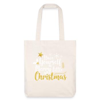 PASSEZ UN JOYEUX PETIT NOËL - Tote bag épais recyclé Stanley/Stella - blanc cassé - Devant