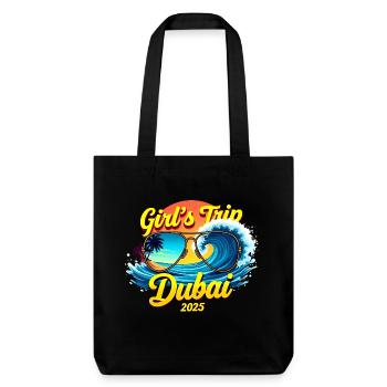 Week-end d’anniversaire Dubaï 2025 - Tote bag épais recyclé Stanley/Stella - noir - Devant