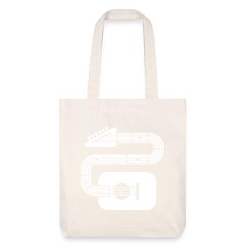 Abstract Shape Guitar - Stanley/Stella Heavyweight Recycled Tote Bag - natural white - Front