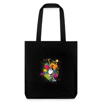Klekskatze - Tote bag épais recyclé Stanley/Stella - noir - Devant