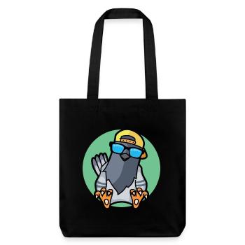 Colombe fraîche - Tote bag épais recyclé Stanley/Stella - noir - Devant