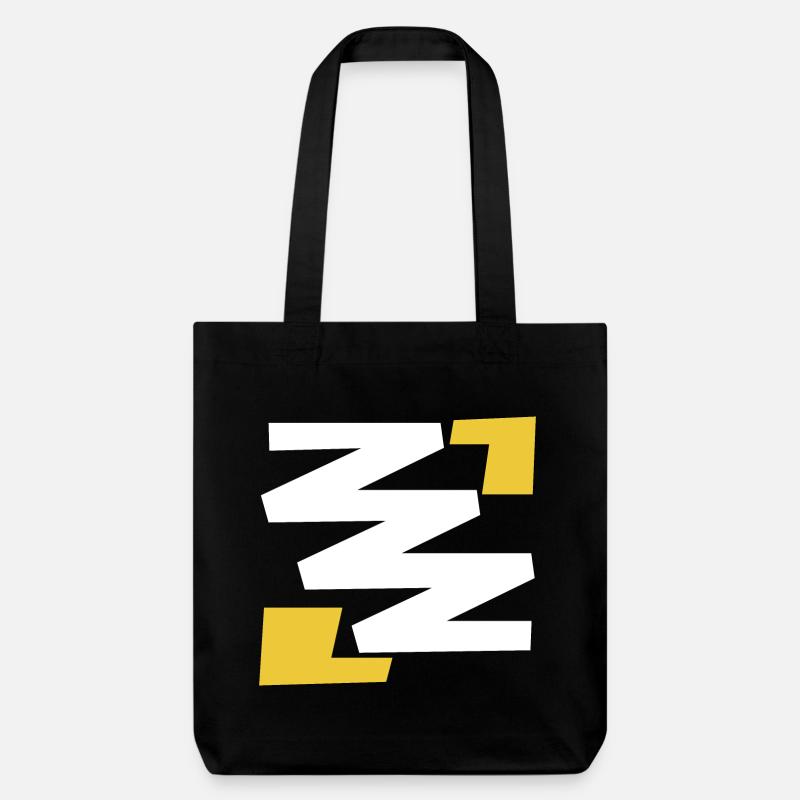 Basic simple digital art emblem with Z - Stanley/Stella Heavyweight Recycled Tote Bag - black