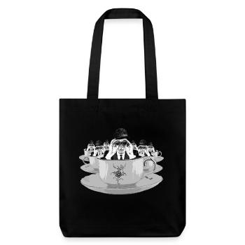soucoupes volantes - Tote bag épais recyclé Stanley/Stella - noir - Devant