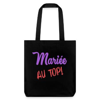MARIEE - Tote bag épais recyclé Stanley/Stella - noir - Devant