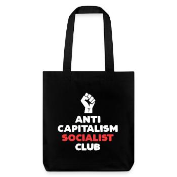 Club socialiste anticapitaliste - Tote bag épais recyclé Stanley/Stella - noir - Devant