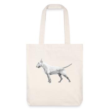 Bull terrier - Tote bag épais recyclé Stanley/Stella - blanc cassé - Devant