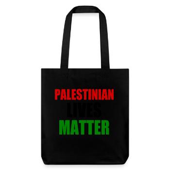 Palestinian lives matter - Tote bag épais recyclé Stanley/Stella - noir - Devant