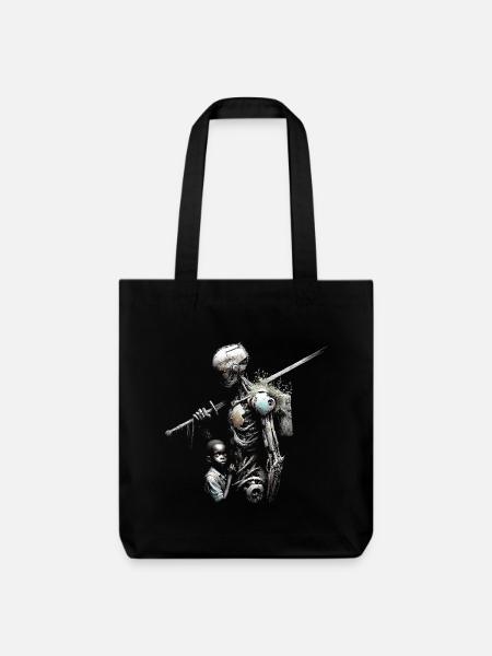 Boy+Robo - Stanley/Stella recycelter Heavyweight Stoffbeutel - Schwarz