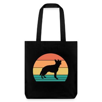 Dog German Shepherd - Stanley/Stella Heavyweight Recycled Tote Bag - black - Front