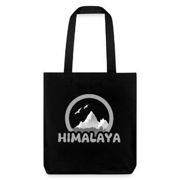 Trekking Himalaya - Tote bag épais recyclé Stanley/Stella - noir - Devant
