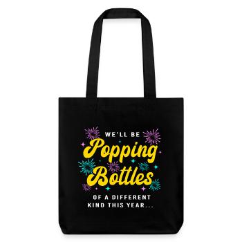 Gender Reveal New Year - Stanley/Stella Heavyweight Recycled Tote Bag - black - Front