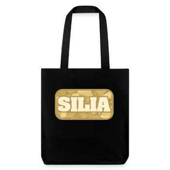 Gesundheit Silia - Stanley/Stella recycelter Heavyweight Stoffbeutel - Schwarz - Vorne