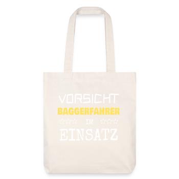 Excavator Operator - Stanley/Stella Heavyweight Recycled Tote Bag - natural white - Front