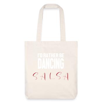 Danseuse de salsa Danseuse - Tote bag épais recyclé Stanley/Stella - blanc cassé - Devant