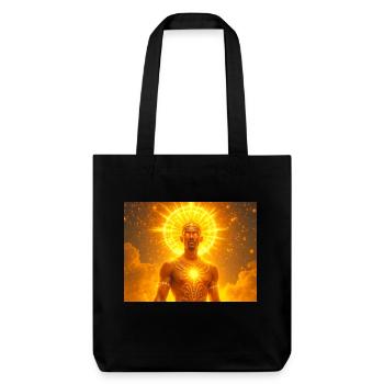 Olorun – Dieu du soleil yoruba, divinité céleste de la lumière - Tote bag épais recyclé Stanley/Stella - noir - Devant