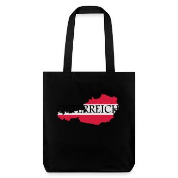 Autriche - Tote bag épais recyclé Stanley/Stella - noir - Devant