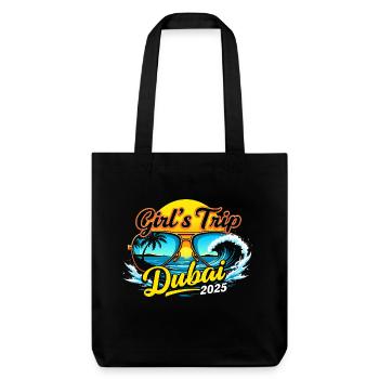Dubai Trip 2025 - T-shirts pour femmes - Tote bag épais recyclé Stanley/Stella - noir - Devant