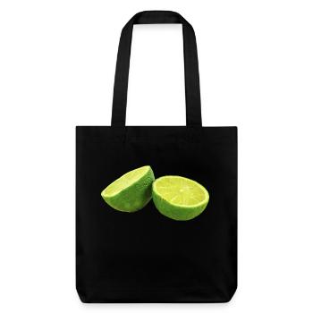 citron lime citron veggie Veggie agrumes - Tote bag épais recyclé Stanley/Stella - noir - Devant