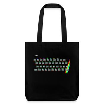 ZX81 (Zed-Ex) spectre clavier - Tote bag épais recyclé Stanley/Stella - noir - Devant