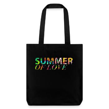 L’été de l’amour - Tote bag épais recyclé Stanley/Stella - noir - Devant