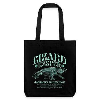 Jackson's Chameleon Lizard Holder - Stanley/Stella Heavyweight Recycled Tote Bag - black - Front