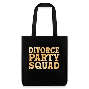 Divorce - Tote bag épais recyclé Stanley/Stella - noir - Devant