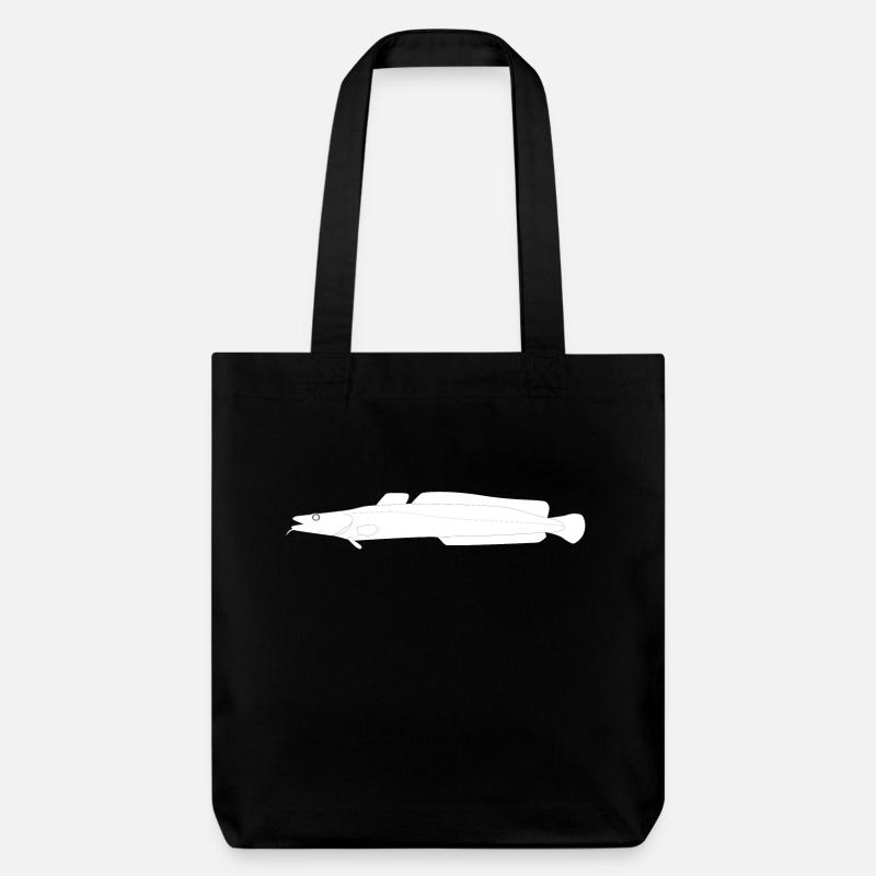 Leng_vollformat_weiss - Stanley/Stella recycelter Heavyweight Stoffbeutel - Schwarz