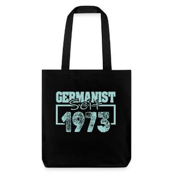 1973 - Stanley/Stella Heavyweight Recycled Tote Bag - black - Front