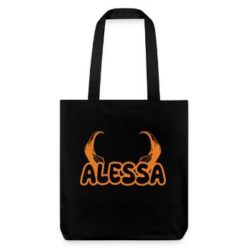Alessa Alessa - Tote bag épais recyclé Stanley/Stella - noir - Devant
