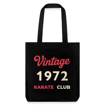 Vintage 1972 – Année de naissance rétro du Karate Club - Tote bag épais recyclé Stanley/Stella - noir - Devant