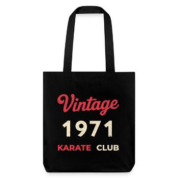 Vintage 1971 – Année de naissance rétro du Karate Club - Tote bag épais recyclé Stanley/Stella - noir - Devant