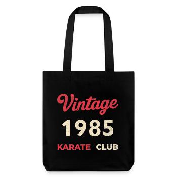 Vintage 1985 – Année de naissance rétro du Karate Club - Tote bag épais recyclé Stanley/Stella - noir - Devant