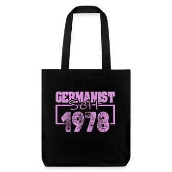Studied in 1978 - Stanley/Stella Heavyweight Recycled Tote Bag - black - Front