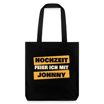 Johnny - Tote bag épais recyclé Stanley/Stella - noir - Devant