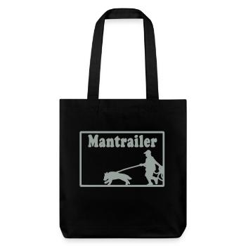 mantrailer_motiv - Stanley/Stella recycelter Heavyweight Stoffbeutel - Schwarz - Vorne
