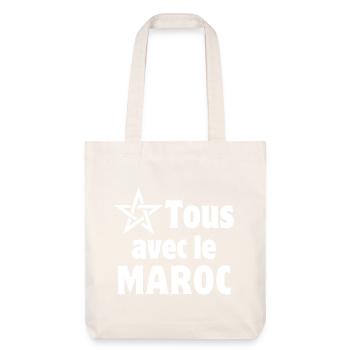 Maroc, j'aime le Maroc - Tote bag épais recyclé Stanley/Stella - blanc cassé - Devant